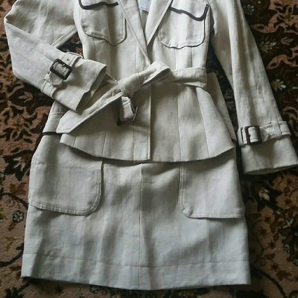 LOFT linen skirt - Picture 5 of 7